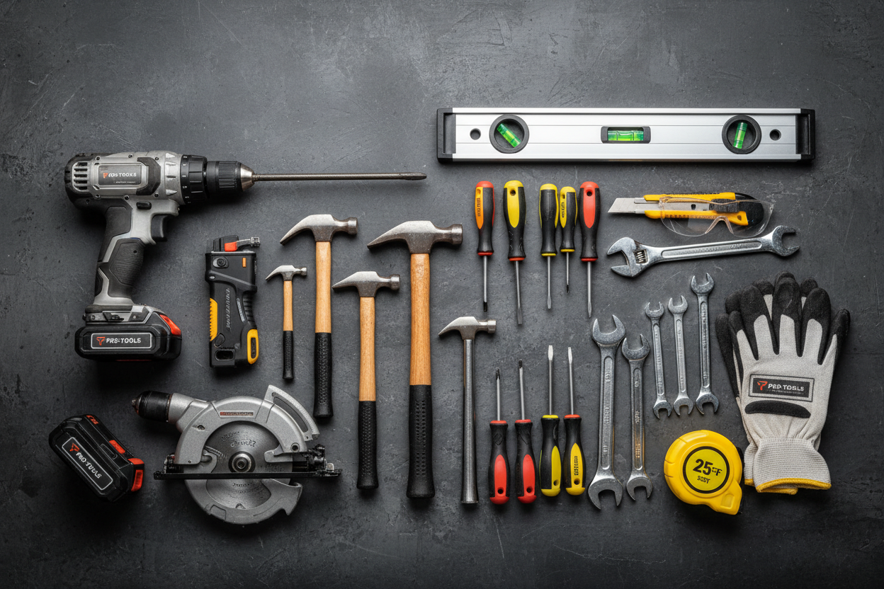 Die perfekte Sammlung von Werkzeugen für Heimwerker und Profis: Total Tools