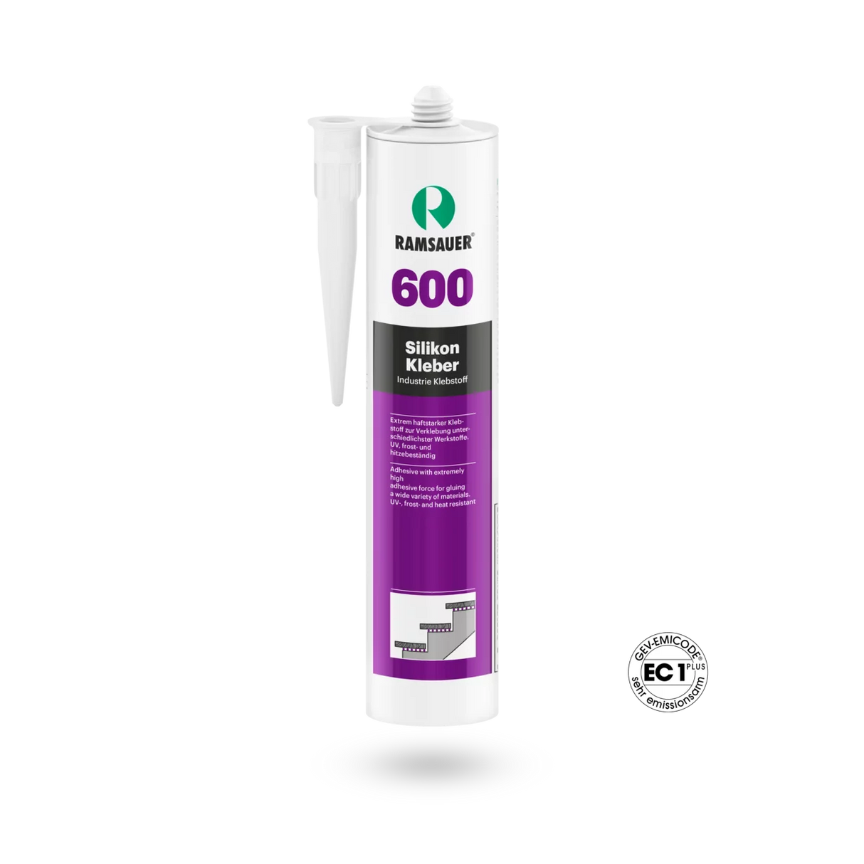 600-Silikon-Kleber