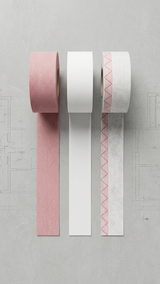 Window tape OUTSIDE, white 1 roll, 25m